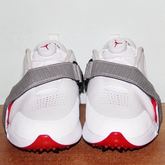 Jordan Air Rev Golf Shoes Mens 7 Wide White Metallic Silver Red main image 6